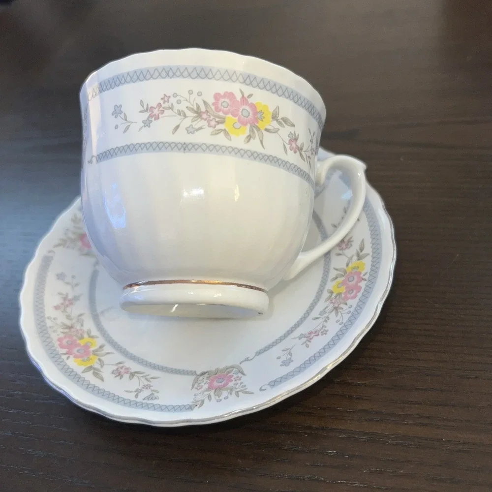 vintage teacup and saucer set Made In China